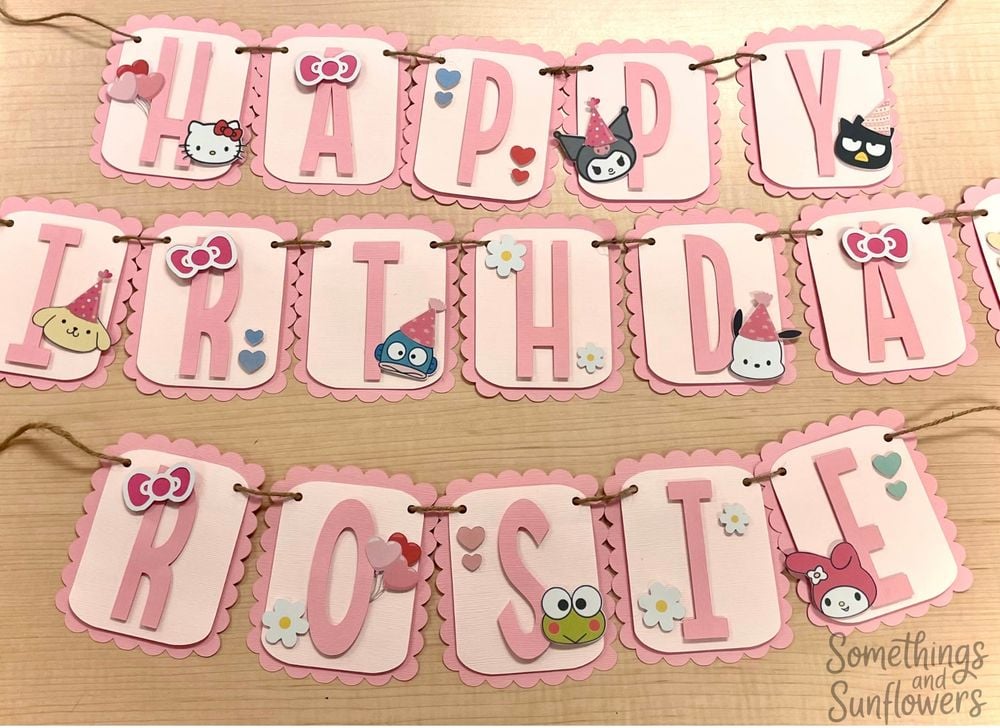 Kawaii Birthday Banner